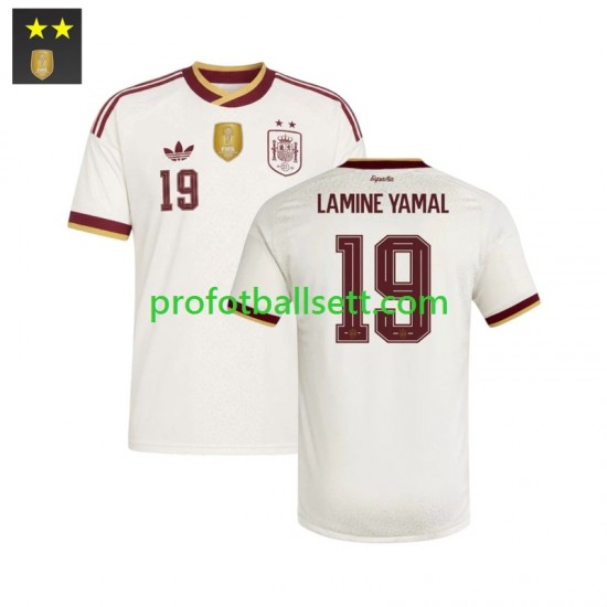 Fotballdrakt Spania Lamine Yamal 19 Herre Bortekit 2026-2027 Kortermet