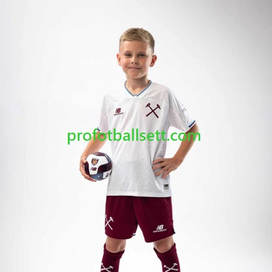 Fotballdrakt West Ham United Barn Bortekit 2026-2027 Kortermet