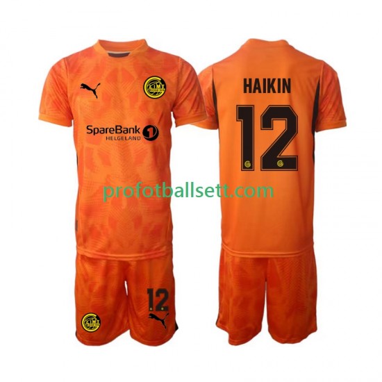 Fotballdrakt FK Bodø/Glimt Keeper Nikita Haikin 12 Barn Bortekit 2025 Kortermet