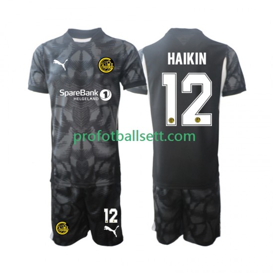 Fotballdrakt FK Bodø/Glimt Keeper Nikita Haikin 12 Barn Hjemmekit 2025 Kortermet