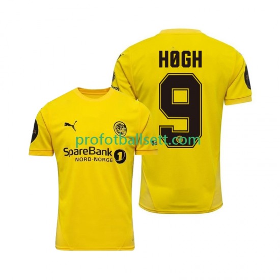 Fotballdrakt FK Bodø/Glimt Kasper Hogh 9 Herre Hjemmekit 2025 Kortermet