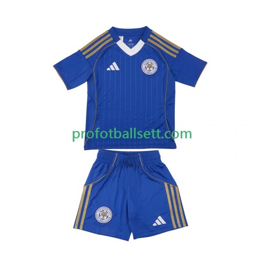 Fotballdrakt Leicester City Barn Hjemmekit 2025-2026 Kortermet