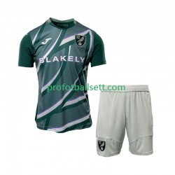 Fotballdrakt Norwich City Barn Bortekit 2025-2026 Kortermet