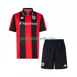 Fotballdrakt OGC Nice Barn Hjemmekit 2025-2026 Kortermet