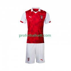 Fotballdrakt SC Braga Barn Hjemmekit 2025-2026 Kortermet