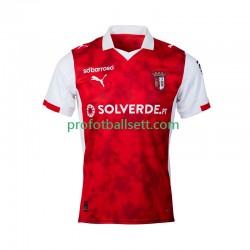 Fotballdrakt SC Braga Herre Hjemmekit 2025-2026 Kortermet