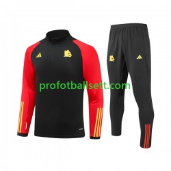 AS Roma 2023-2024 Svart Trenings Collegegenser Set