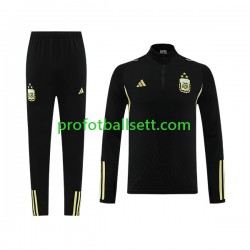 Argentina 2023-2024 Svart Treningsdress