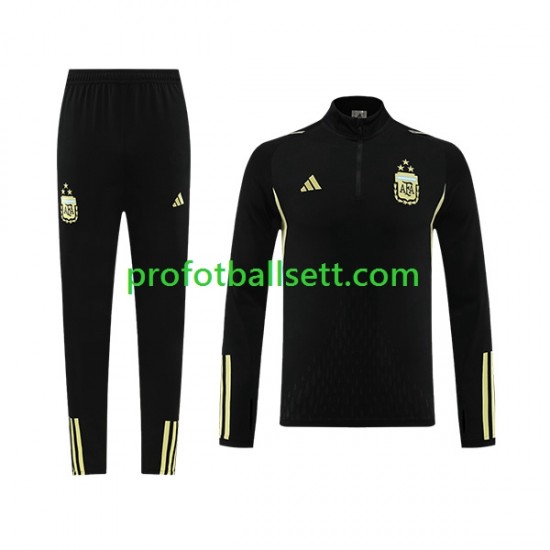 Argentina 2023-2024 Svart Treningsdress