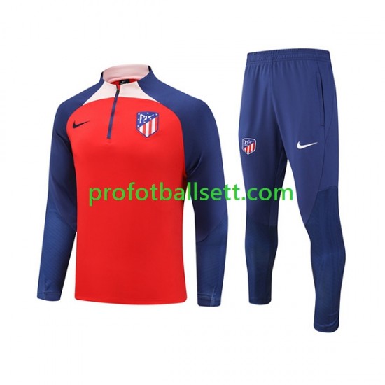 Atlético Madrid 2023-2024 Rød Trenings Collegegenser Set