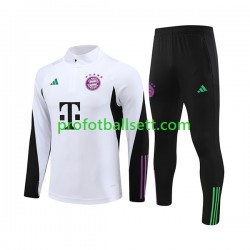 FC Bayern München 2023-2024 Hvit Trenings Collegegenser Set