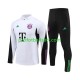 FC Bayern München 2023-2024 Hvit Trenings Collegegenser Set