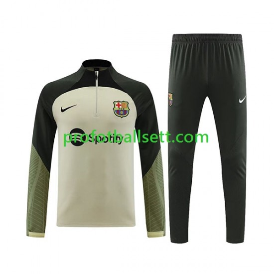 FC Barcelona 2023-2024 Grønn Trenings Collegegenser Set
