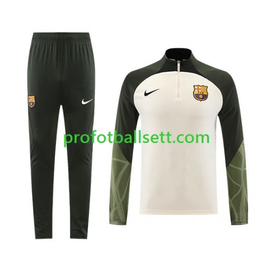 FC Barcelona 2023-2024 Hvit Trenings Collegegenser Set