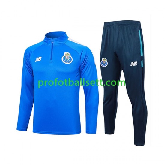 FC Porto 2023-2024 Blå Trenings Collegegenser Set