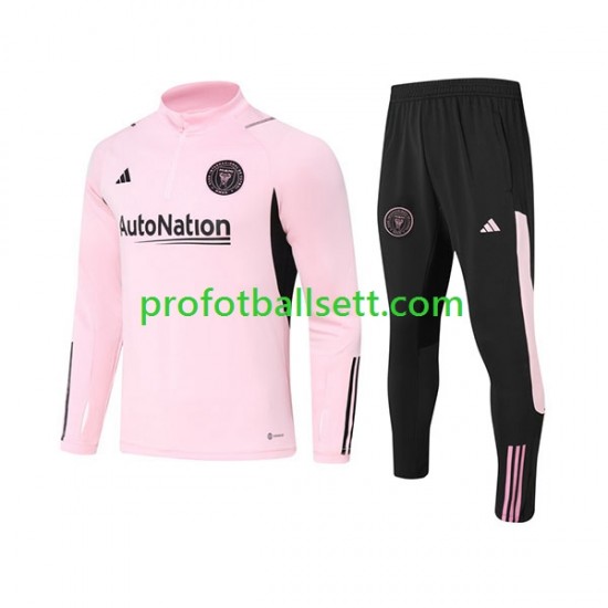 Inter Miami 2023-2024 Rosa Trenings Collegegenser Set