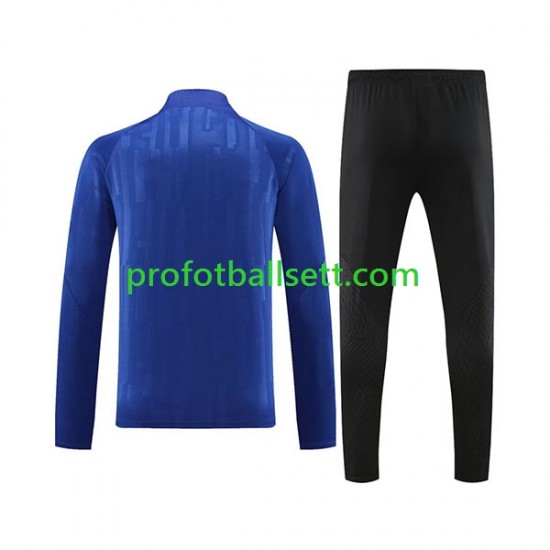 Inter Milan 2023-2024 Blå Trenings Collegegenser Set SKU001