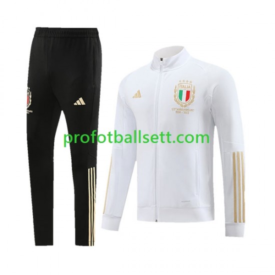Italia 2023-2024 Hvit Trenings Collegegenser Set