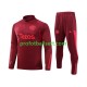 Manchester Utd 2023-2024 Rød Trenings Collegegenser Set