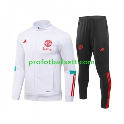 Manchester Utd 2023-2024 Hvit Treningsdress