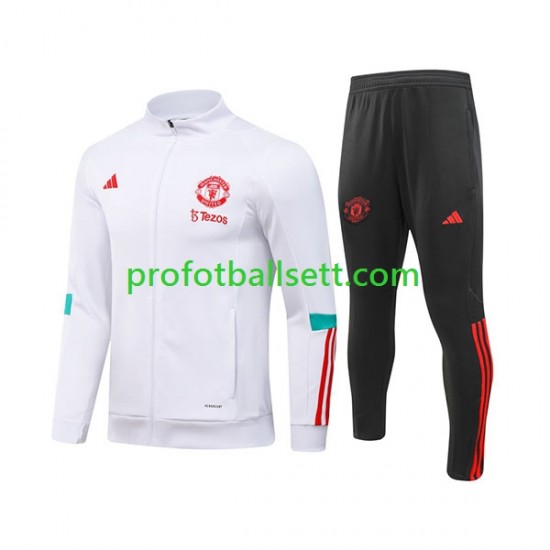 Manchester Utd 2023-2024 Hvit Treningsdress