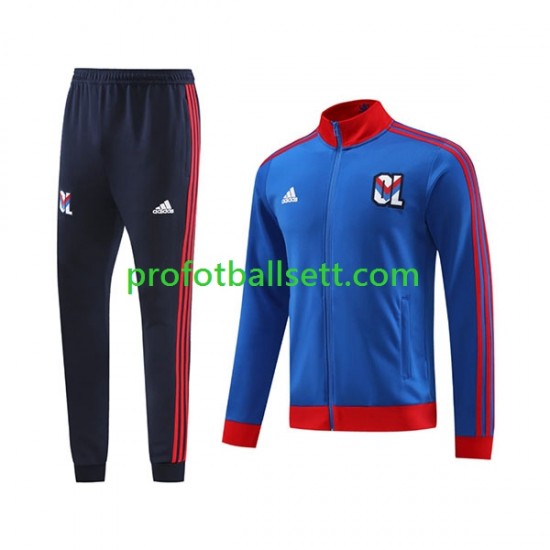 Olympique Lyonnais 2023-2024 Blå Rød Treningsdress