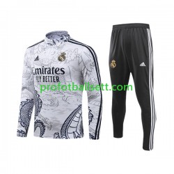 Real Madrid Dragon 2023-2024 Hvit Trenings Collegegenser Set