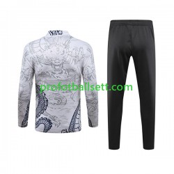 Real Madrid Dragon 2023-2024 Hvit Trenings Collegegenser Set
