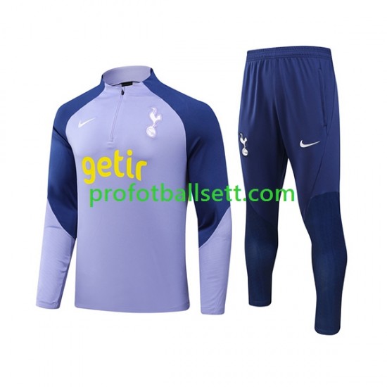 Tottenham Hotspur 2023-2024 Lilla Trenings Collegegenser Set