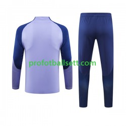 Tottenham Hotspur 2023-2024 Lilla Trenings Collegegenser Set