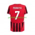 Fotballdrakt AC Milan Alvaro Morata 7 Herre Hjemmekit 2024-2025 Kortermet