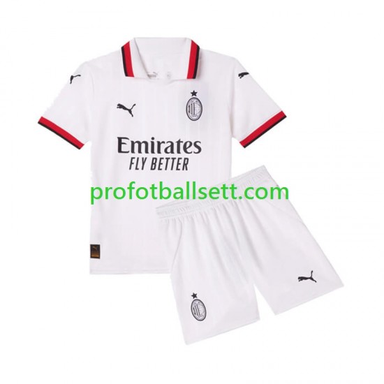 Fotballdrakt AC Milan Barn Bortekit 2024-2025 Kortermet
