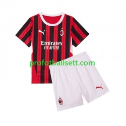 Fotballdrakt AC Milan Barn Hjemmekit 2024-2025 Kortermet