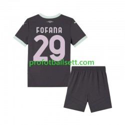 Fotballdrakt AC Milan Fofana 29 Barn Tredjekit 2024-2025 Kortermet