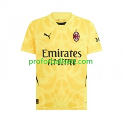 Fotballdrakt AC Milan Keeper Herre Bortekit 2024-2025 Kortermet