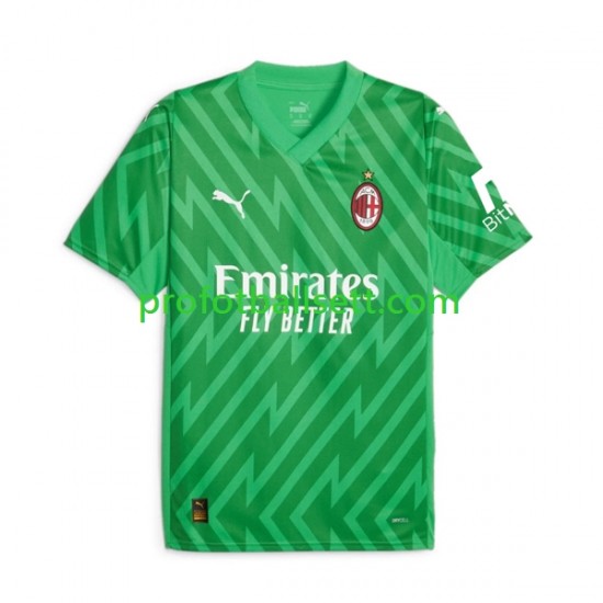 Fotballdrakt AC Milan Keeper Herre Hjemmekit 2023-2024 Kortermet