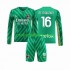 Fotballdrakt AC Milan Keeper Mike Maignan 16 Barn Hjemmekit 2023-2024 Langermet
