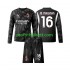 Fotballdrakt AC Milan Keeper Mike Maignan 16 Barn Hjemmekit 2024-2025 Svart Langermet