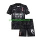 Fotballdrakt AC Milan Keeper Mike Maignan 16 Barn Hjemmekit 2024-2025 Svart Kortermet
