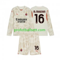 Fotballdrakt AC Milan Keeper Mike Maignan 16 Barn Tredjekit 2024-2025 Langermet