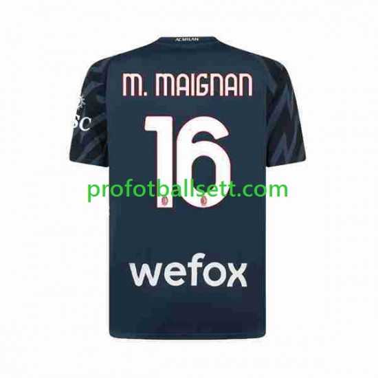 Fotballdrakt AC Milan Keeper Mike Maignan 16 Herre Tredjekit 2023-2024 Kortermet