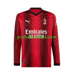 Fotballdrakt AC Milan Herre Hjemmekit 2023-2024 Langermet