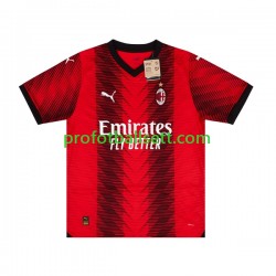 Fotballdrakt AC Milan Herre Hjemmekit 2023-2024 Kortermet