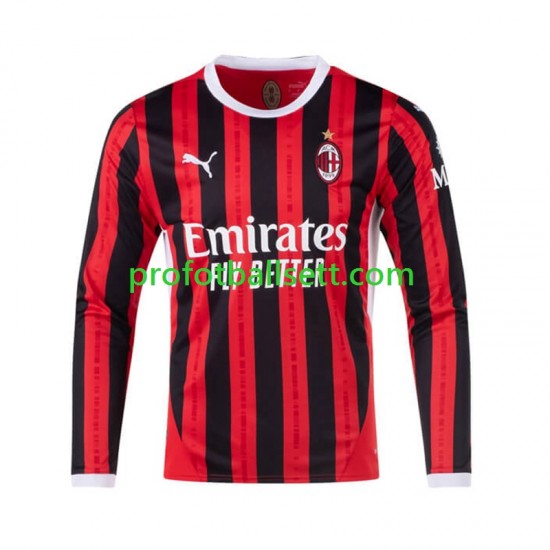 Fotballdrakt AC Milan Herre Hjemmekit 2024-2025 Langermet