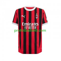 Fotballdrakt AC Milan Herre Hjemmekit 2024-2025 Kortermet