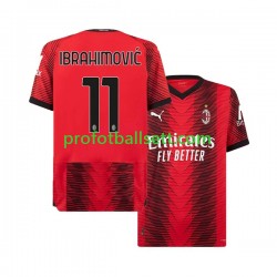 Fotballdrakt AC Milan Ibrahimovic 11 Herre Hjemmekit 2023-2024 Kortermet