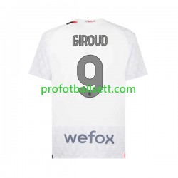 Fotballdrakt AC Milan Olivier Giroud 9 Herre Bortekit 2023-2024 Kortermet