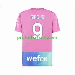 Fotballdrakt AC Milan Olivier Giroud 9 Herre Tredjekit 2023-2024 Kortermet