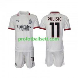 Fotballdrakt AC Milan Pulisic 11 Barn Bortekit 2024-2025 Kortermet