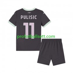 Fotballdrakt AC Milan Pulisic 11 Barn Tredjekit 2024-2025 Kortermet